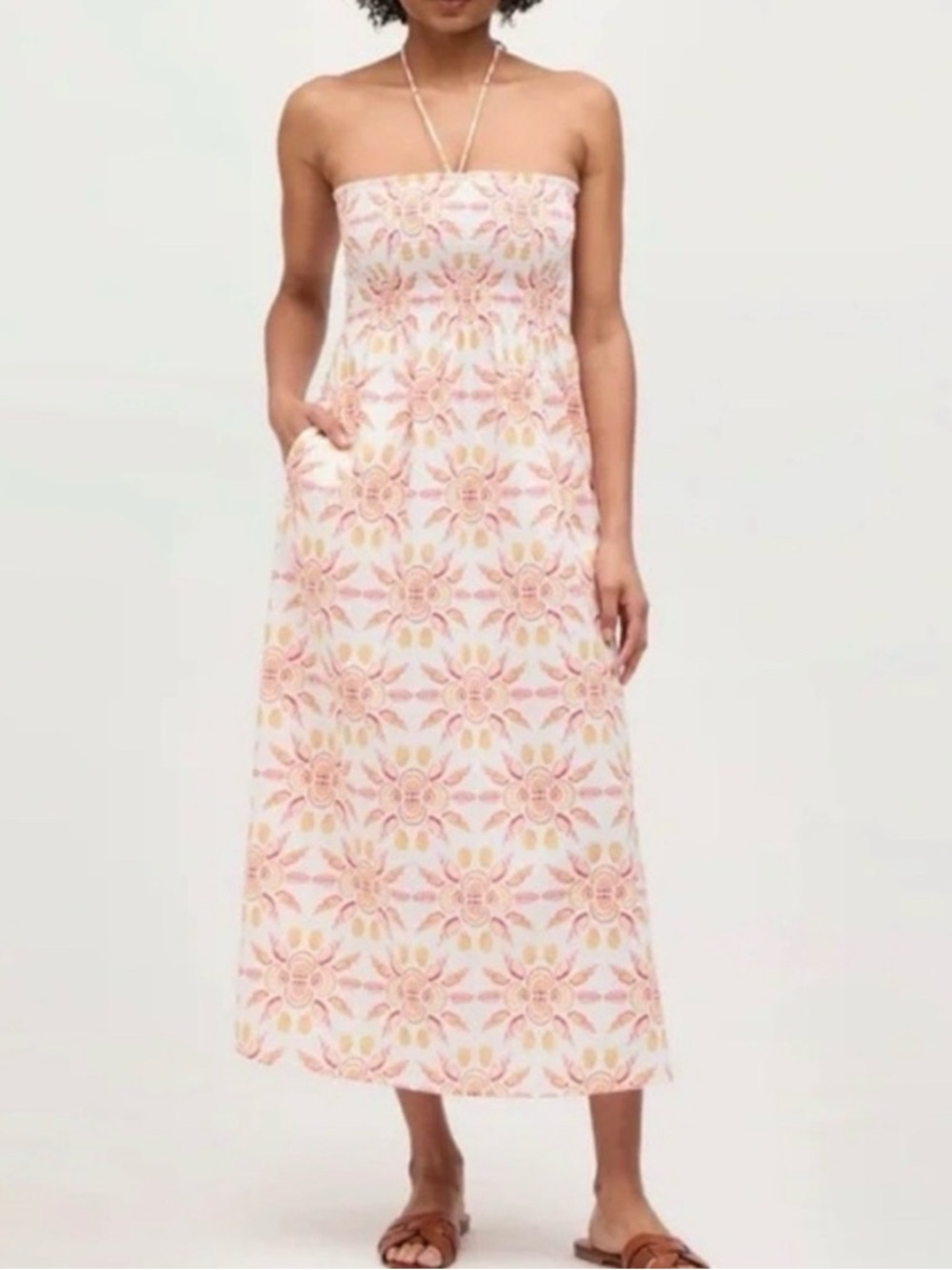 Hill House Home Women's Lucy Nap Mosaic Cotton Dress size medium